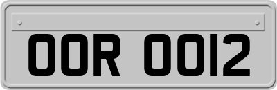 OOR0012