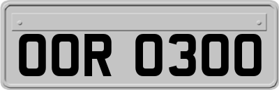 OOR0300