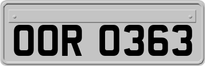 OOR0363