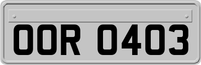 OOR0403