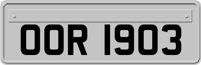 OOR1903