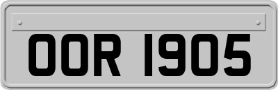 OOR1905