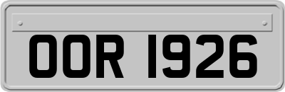 OOR1926