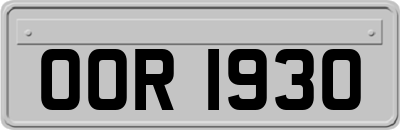 OOR1930