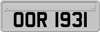 OOR1931