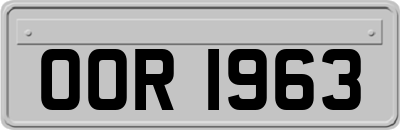 OOR1963