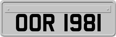 OOR1981