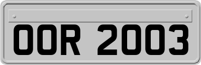 OOR2003