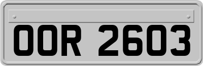 OOR2603