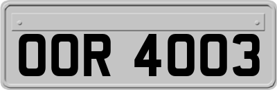 OOR4003