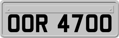 OOR4700