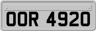 OOR4920