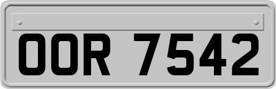 OOR7542