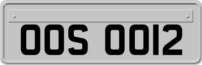 OOS0012