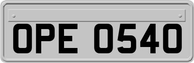 OPE0540