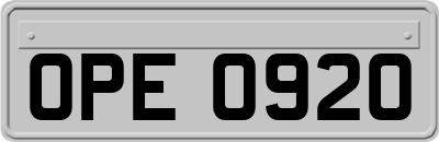 OPE0920