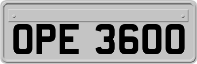 OPE3600