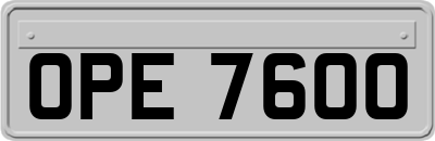 OPE7600