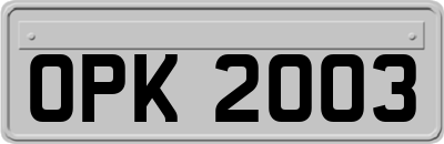 OPK2003