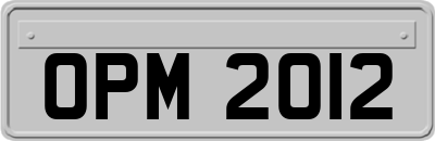 OPM2012