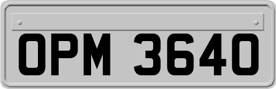 OPM3640