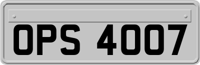 OPS4007