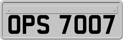 OPS7007