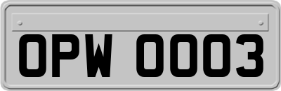 OPW0003