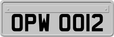 OPW0012
