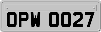OPW0027