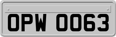 OPW0063