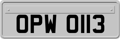 OPW0113
