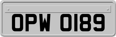 OPW0189