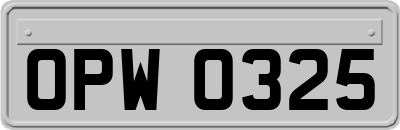 OPW0325