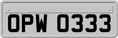 OPW0333