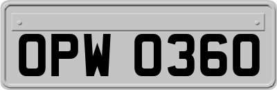 OPW0360