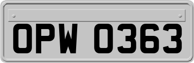 OPW0363