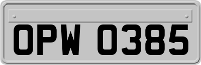 OPW0385
