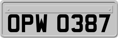 OPW0387
