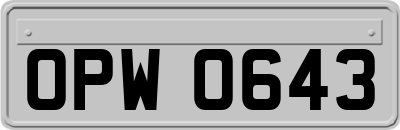 OPW0643