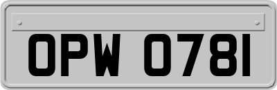 OPW0781