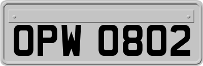 OPW0802