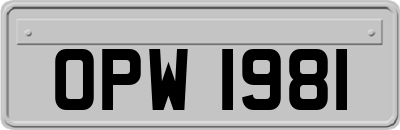 OPW1981