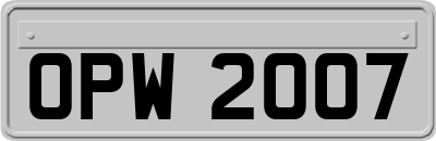 OPW2007
