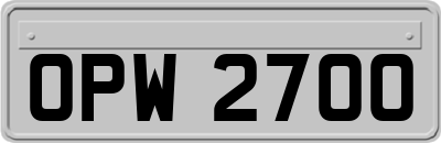 OPW2700