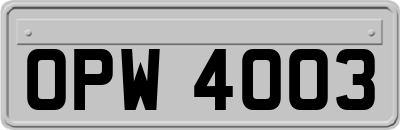 OPW4003