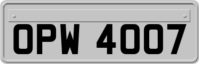 OPW4007