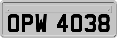 OPW4038