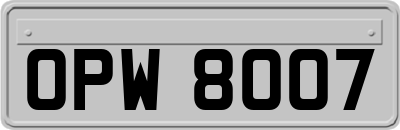 OPW8007