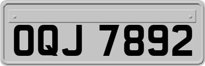 OQJ7892